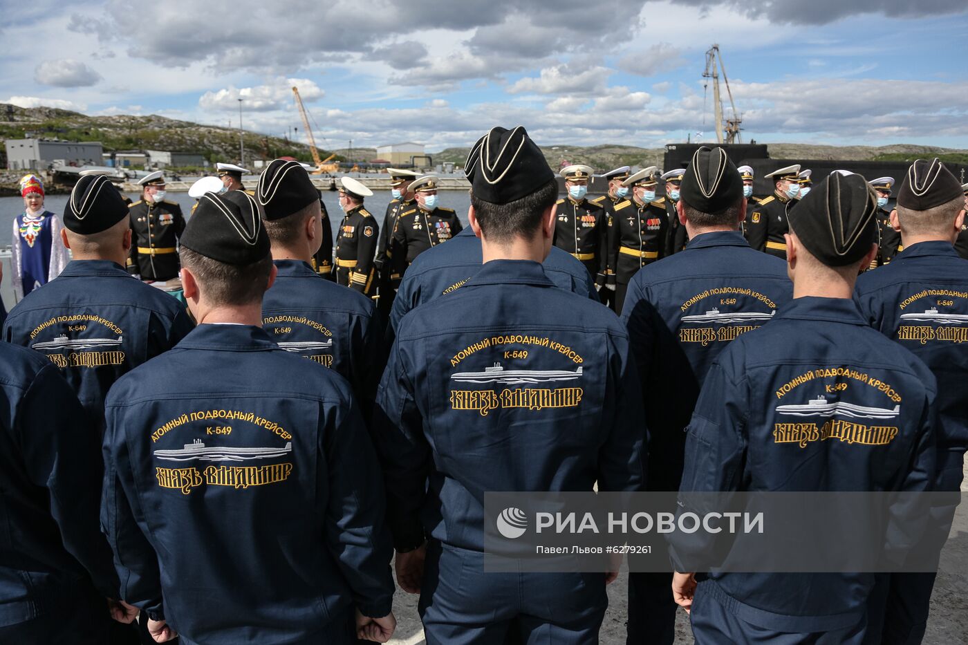 Прибытие АПЛ "Князь Владимир" в Гаджиево