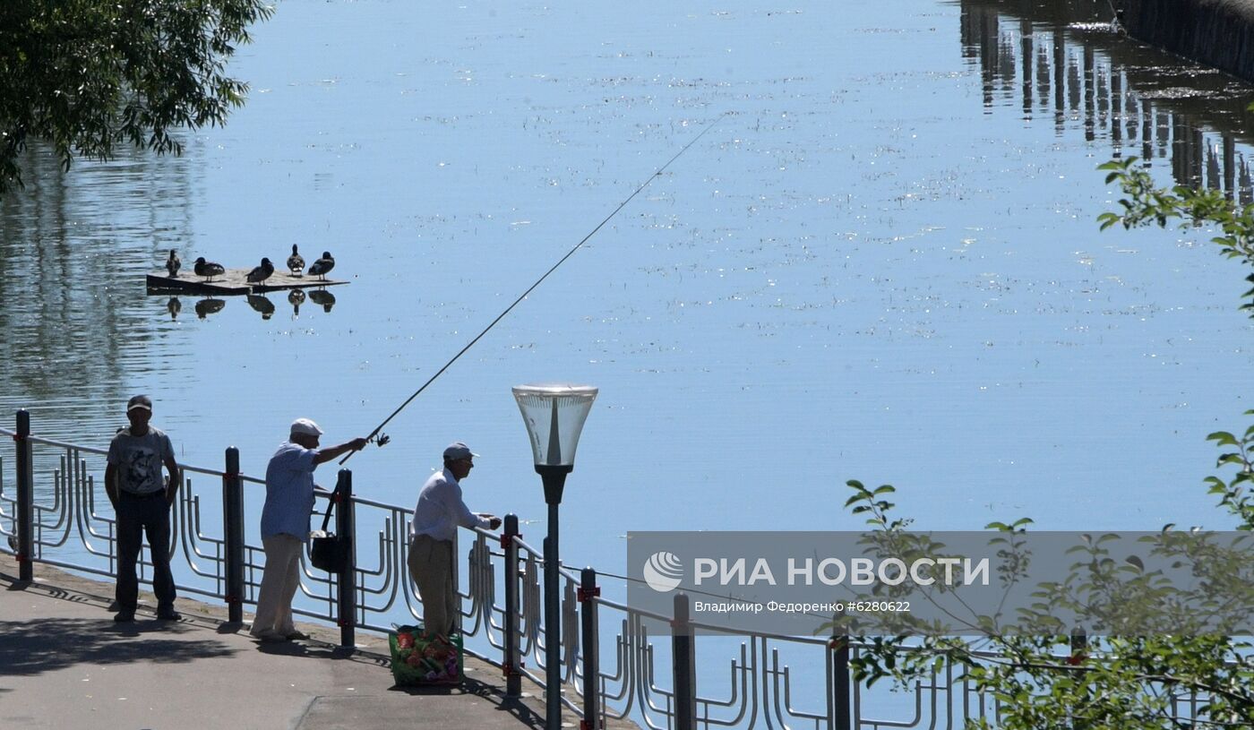 Жара в Москве