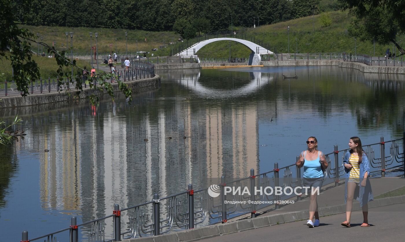 Жара в Москве