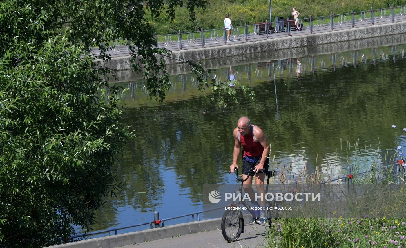 Жара в Москве