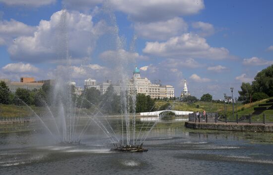 Жара в Москве