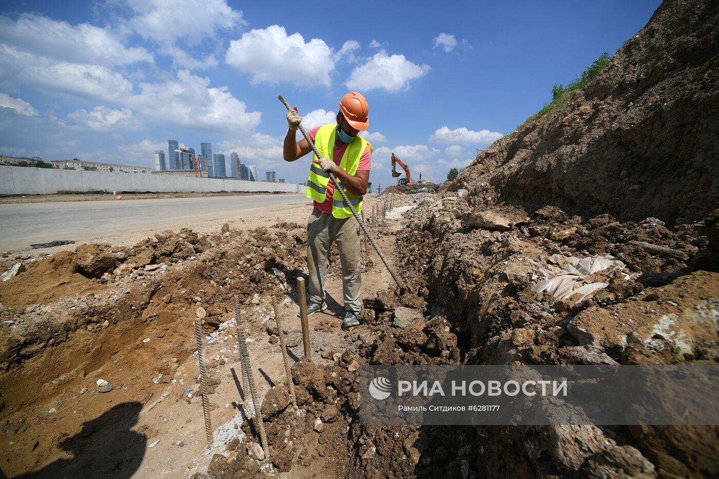 Строительство южного дублера Кутузовского проспекта 