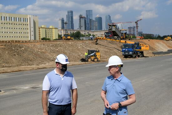 Строительство южного дублера Кутузовского проспекта 