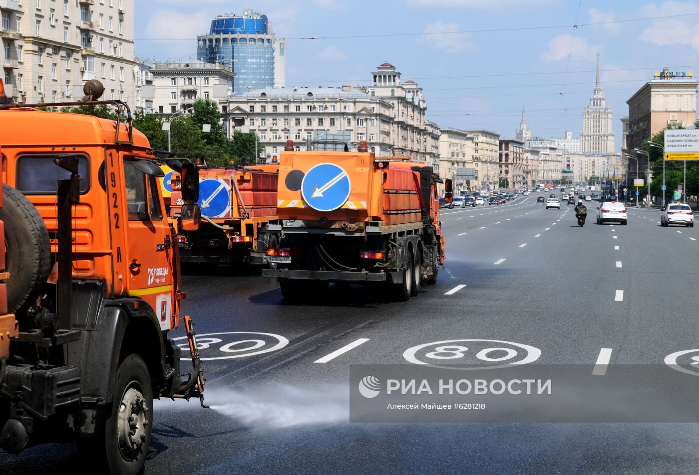 Аэрация дорог в Москве