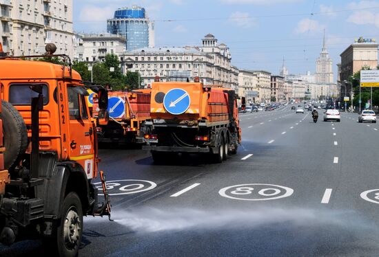 Аэрация дорог в Москве