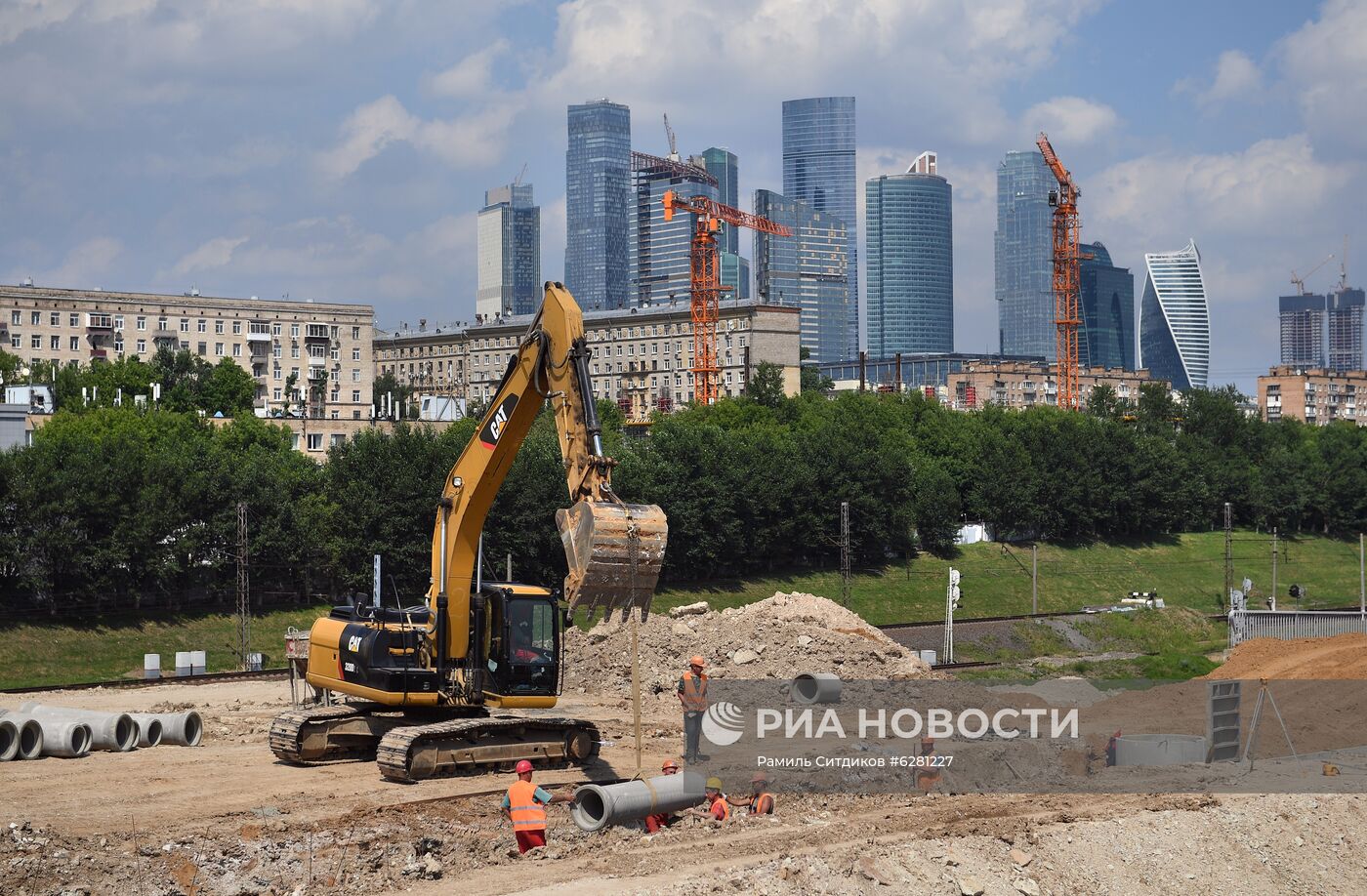 Строительство южного дублера Кутузовского проспекта