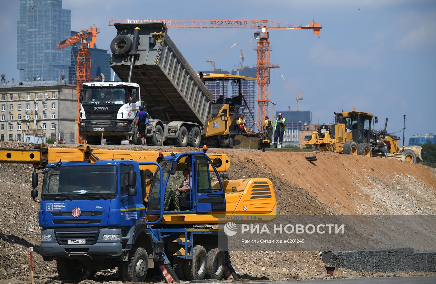 Строительство южного дублера Кутузовского проспекта 