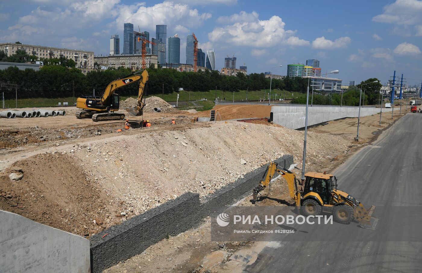 Строительство южного дублера Кутузовского проспекта