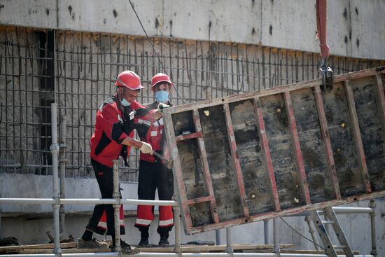 Строительство южного дублера Кутузовского проспекта 