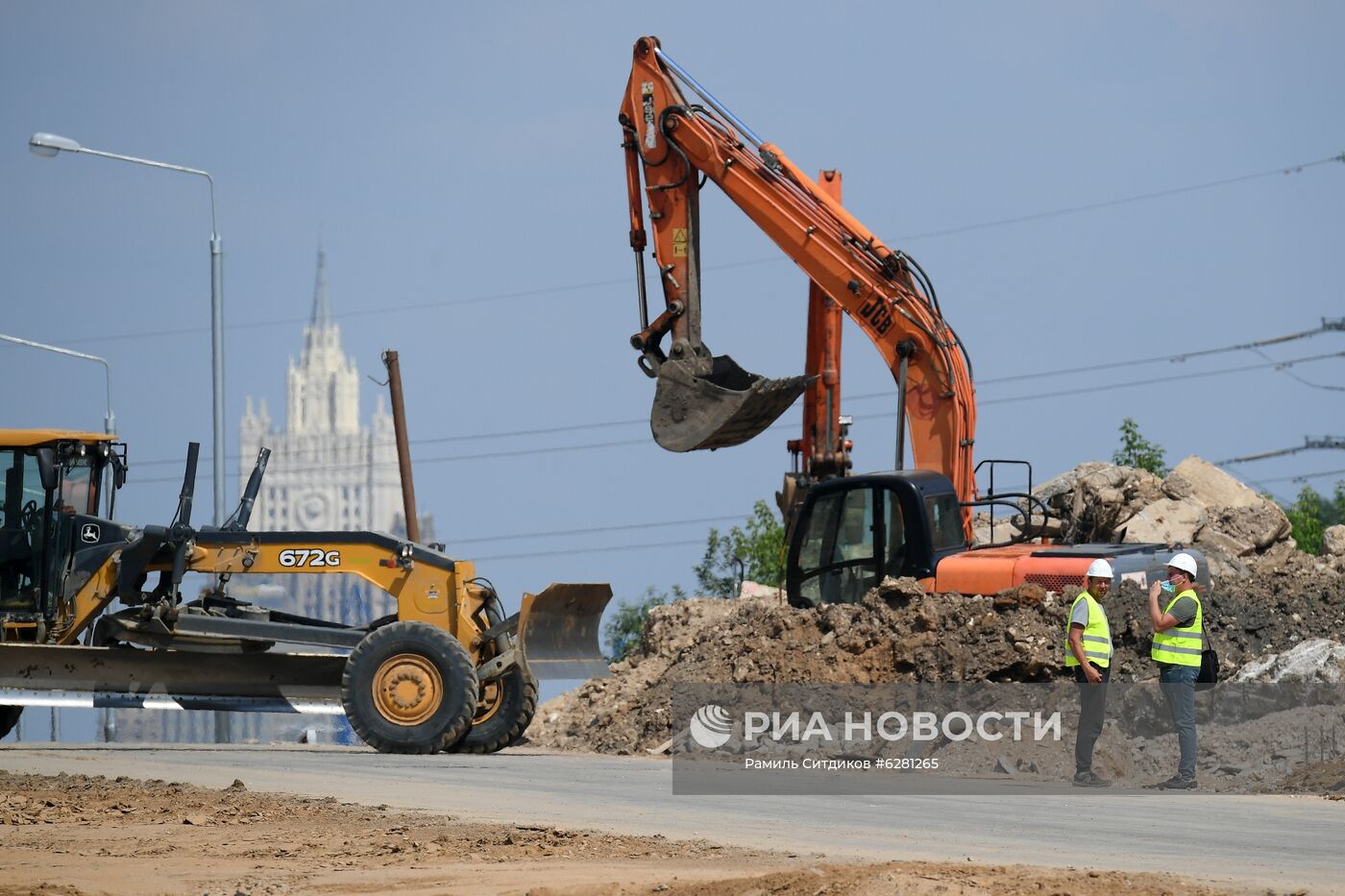 Строительство южного дублера Кутузовского проспекта 