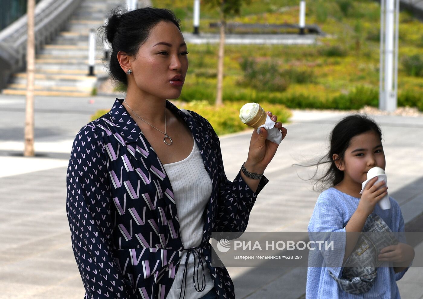 Жаркая погода в Москве 