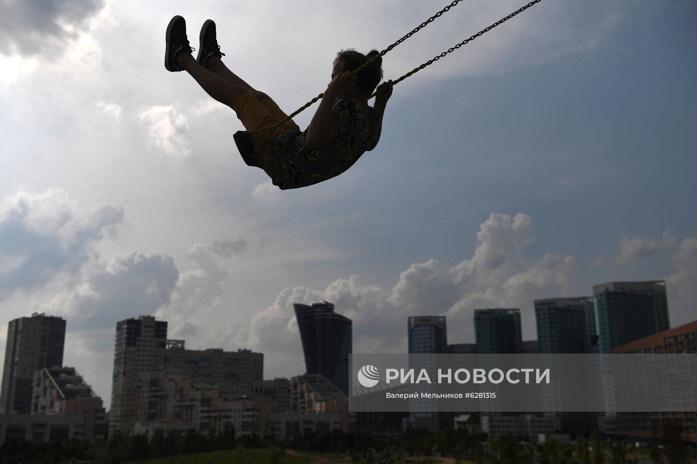 Жаркая погода в Москве 