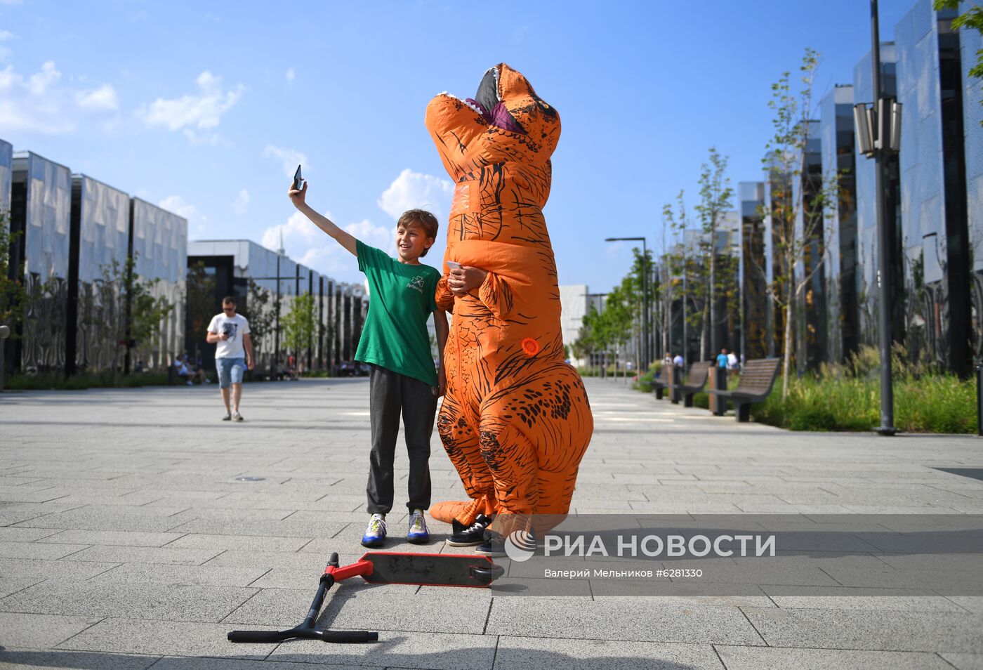Жаркая погода в Москве 