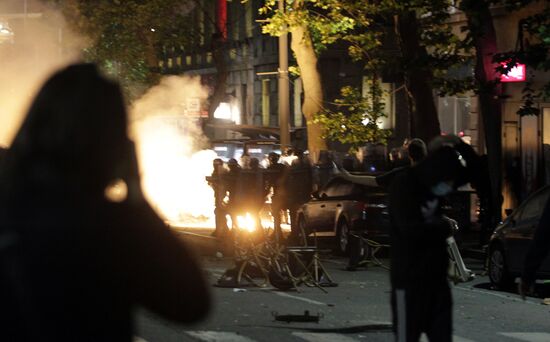 Протесты в Сербии