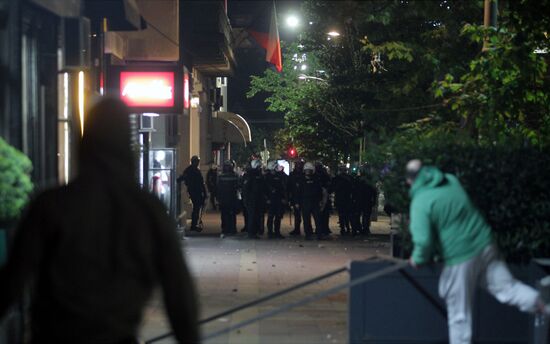 Протесты в Сербии