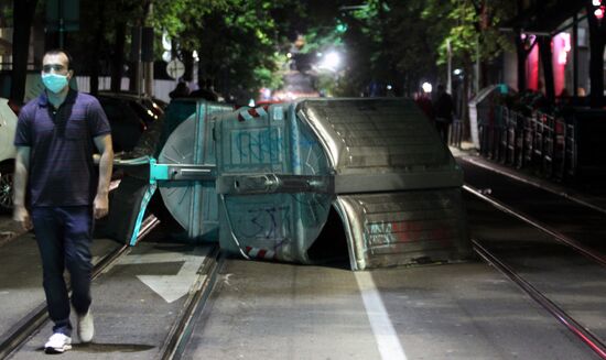 Протесты в Сербии