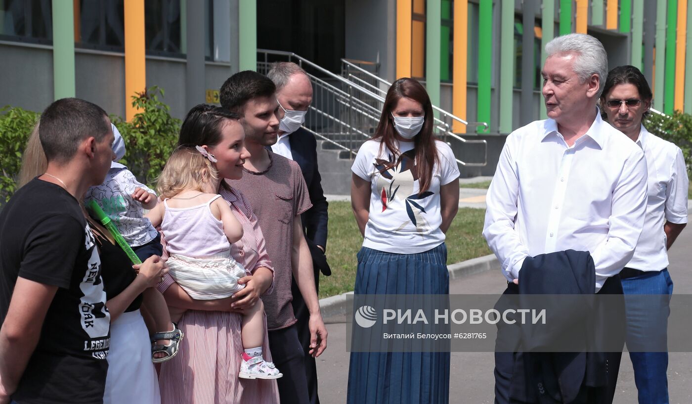 С. Собянин посетил детский сад в Москве 