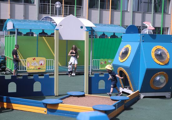 С. Собянин посетил детский сад в Москве 