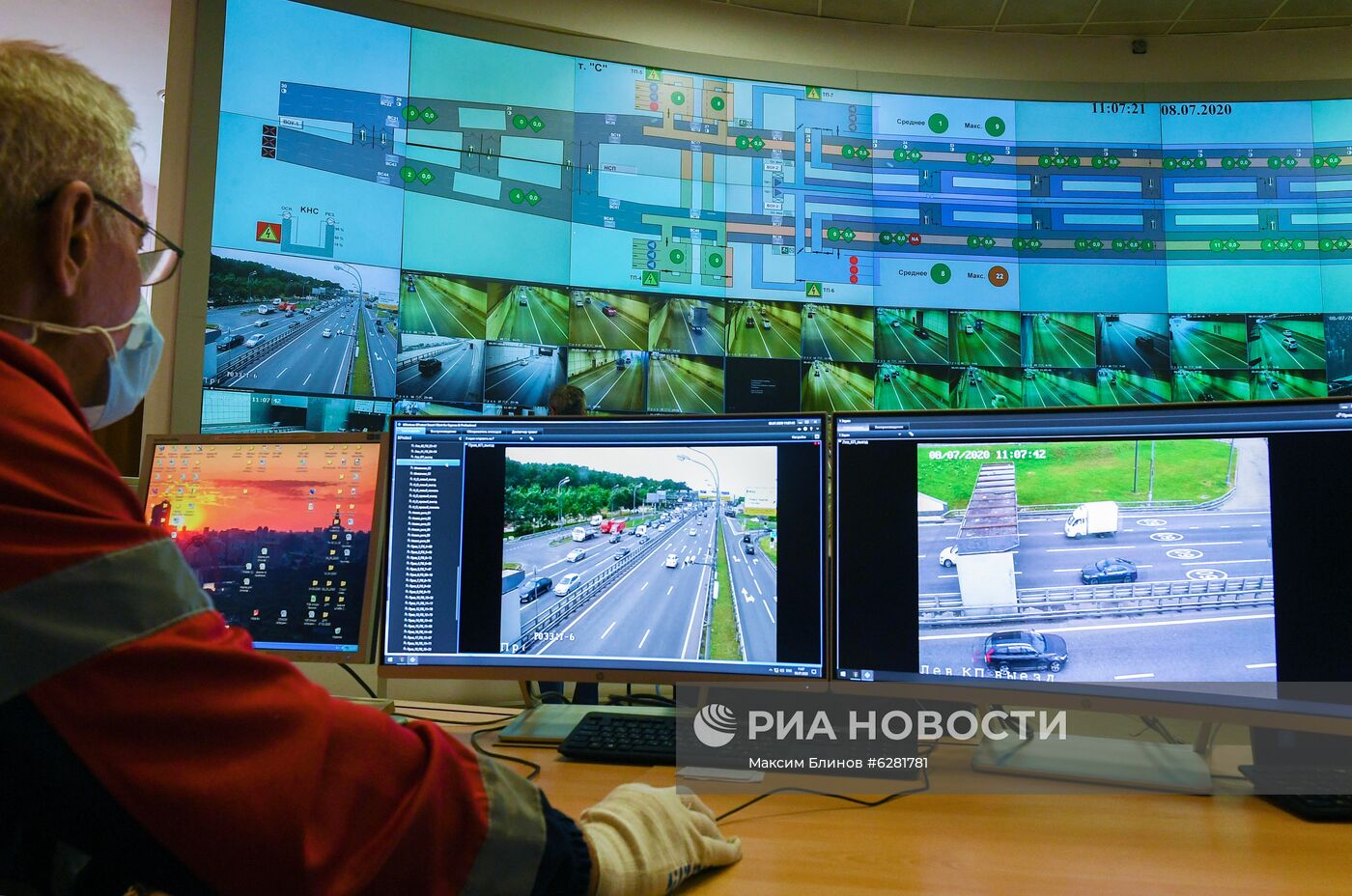 Диспетчерская тоннелей Серебряного бора