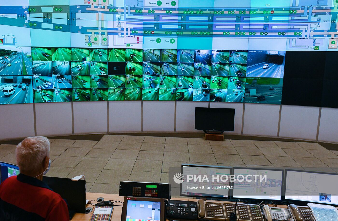 Диспетчерская тоннелей Серебряного бора