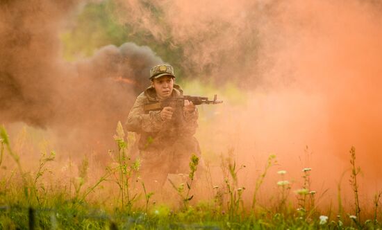 Учения Таманской дивизии ЗВО в Подмосковье 