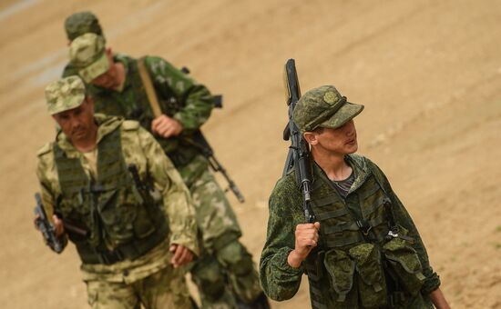 Учения Таманской дивизии ЗВО в Подмосковье 