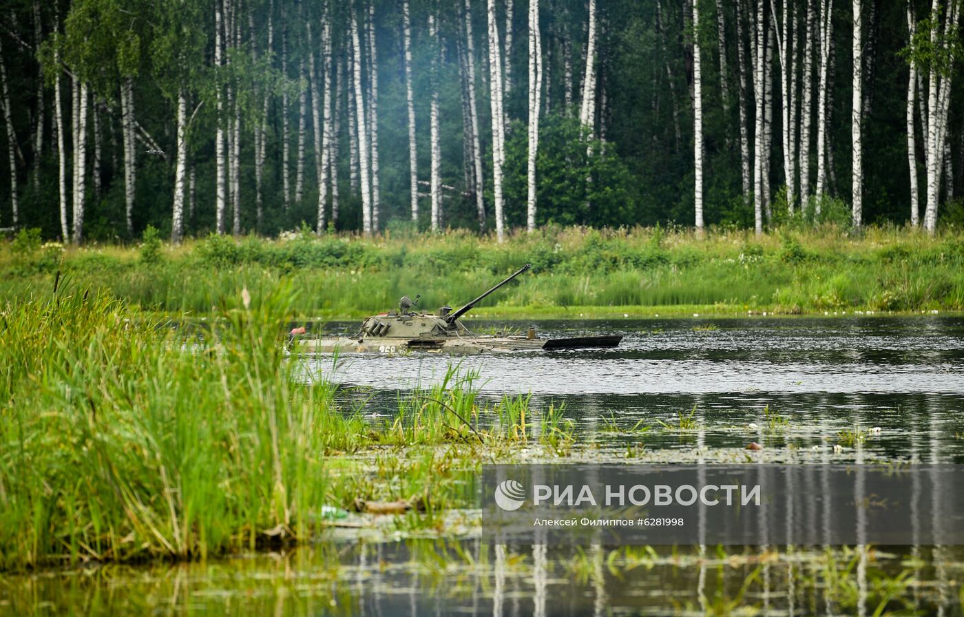 Учения Таманской дивизии ЗВО в Подмосковье 