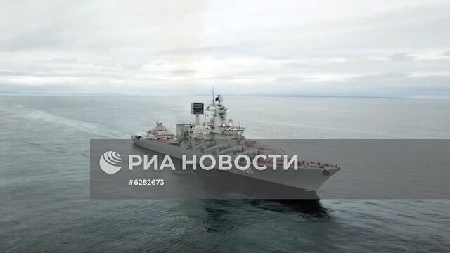 Учения Северного флота в Баренцевом море