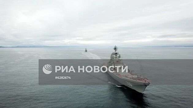 Учения Северного флота в Баренцевом море