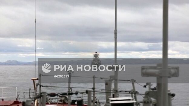 Учения Северного флота в Баренцевом море