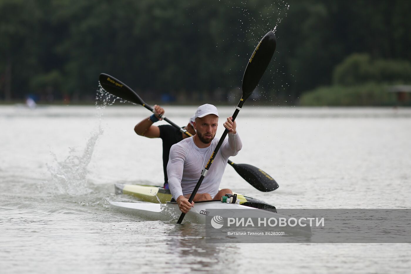 Тренировка сборной России по гребле на байдарках и каноэ