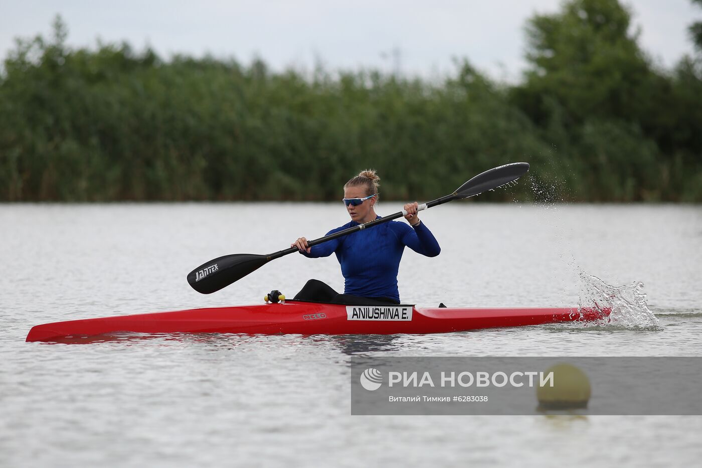 Тренировка сборной России по гребле на байдарках и каноэ