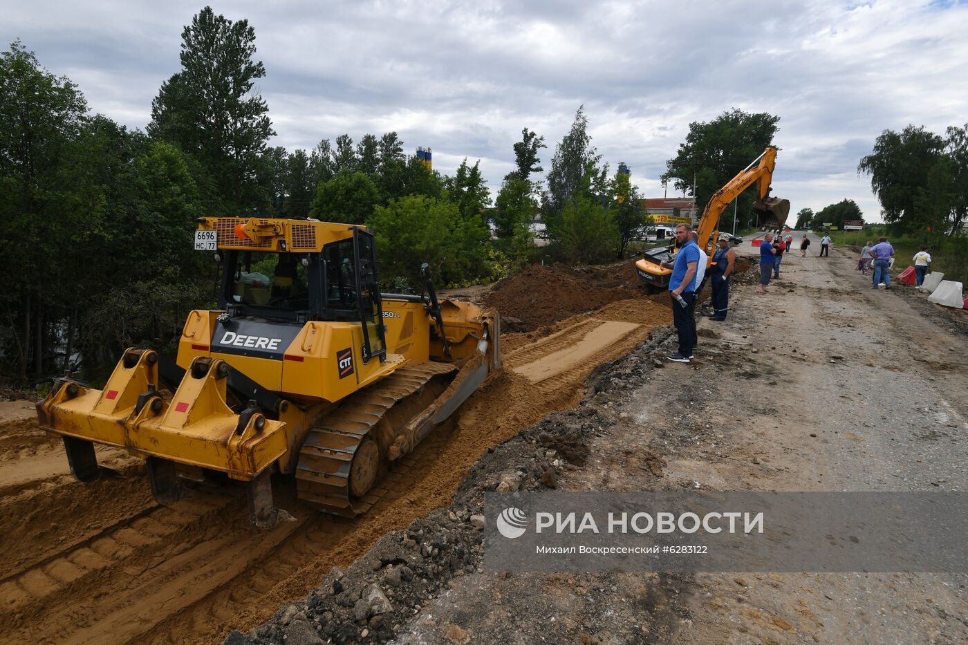 Последствия прорыва дамбы в Подмосковье