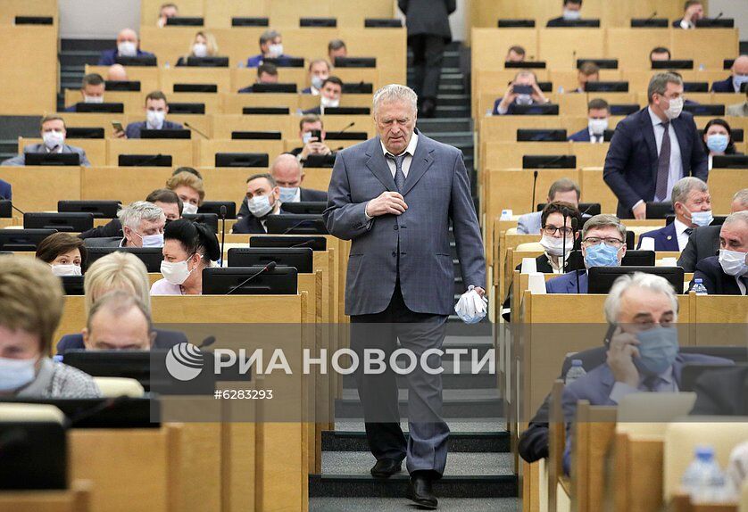 Пленарное заседание Госдумы РФ