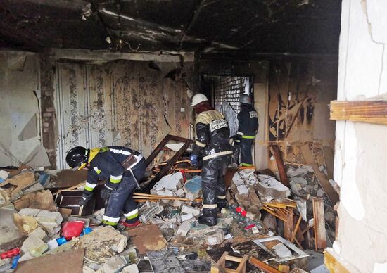 Взрыв газа в жилом доме в Кировской области