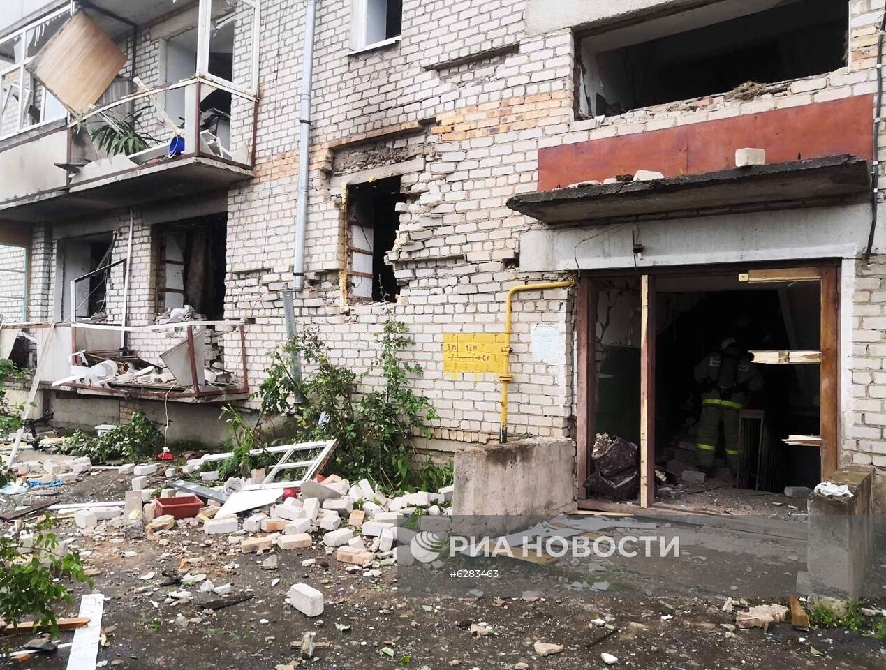 Взрыв газа в жилом доме в Кировской области