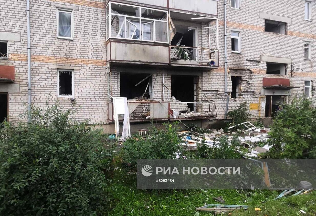 Взрыв газа в жилом доме в Кировской области