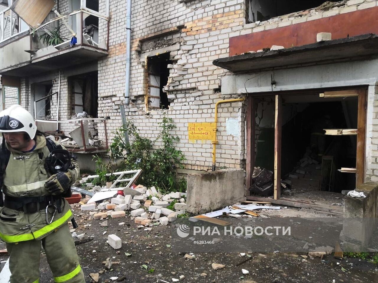 Взрыв газа в жилом доме в Кировской области