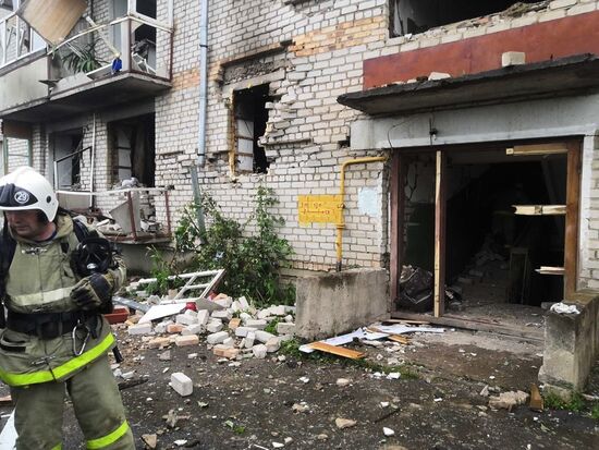 Взрыв газа в жилом доме в Кировской области