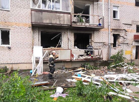 Взрыв газа в жилом доме в Кировской области