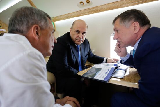 Рабочая поездка премьер-министра РФ М. Мишустина в ПФО. День второй