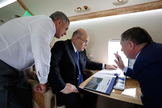 Рабочая поездка премьер-министра РФ М. Мишустина в ПФО. День второй
