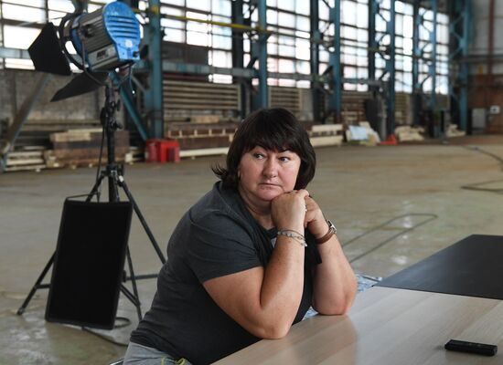 Возобновление съемок фильма "Белый снег"