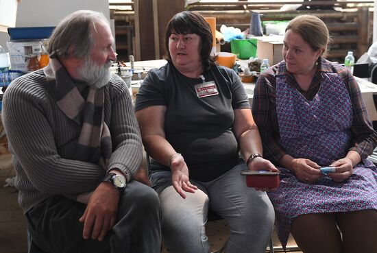 Возобновление съемок фильма "Белый снег"