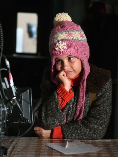 Возобновление съемок фильма "Белый снег"