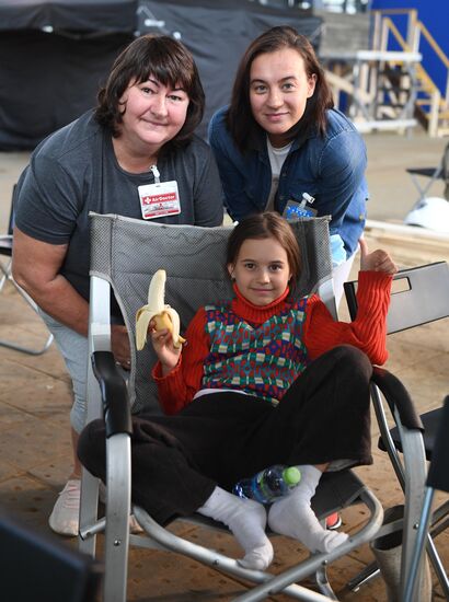 Возобновление съемок фильма "Белый снег"