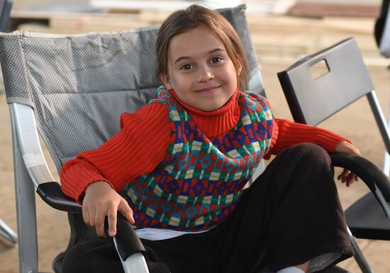 Возобновление съемок фильма "Белый снег"