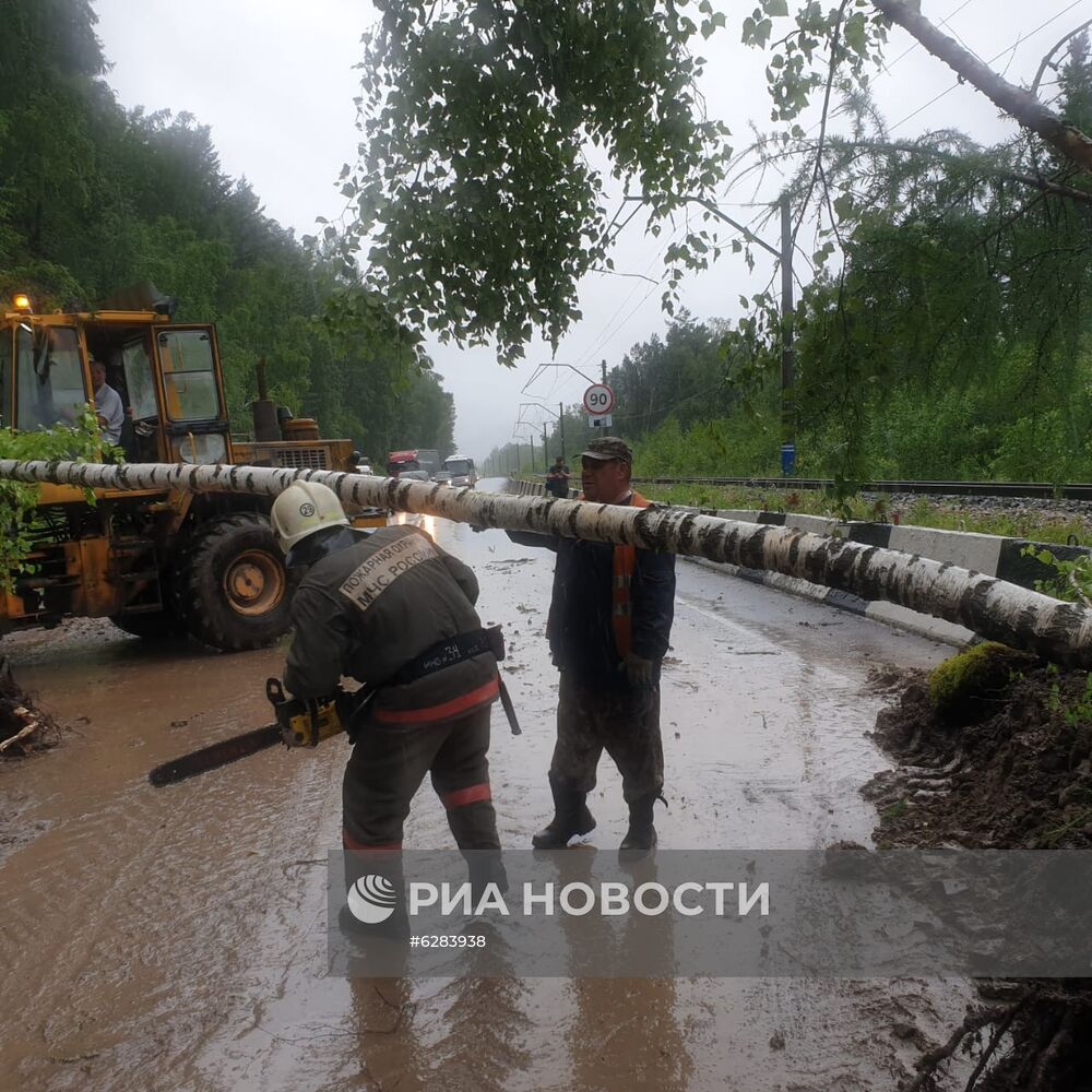 Дождь в Красноярском крае