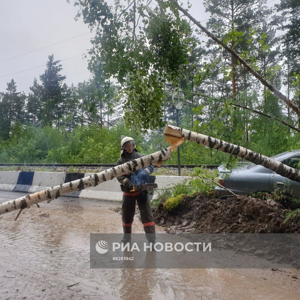 Дождь в Красноярском крае