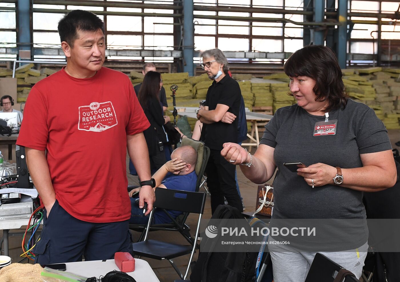 Возобновление съемок фильма "Белый снег"